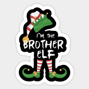 I'm The Brother Elf Sticker